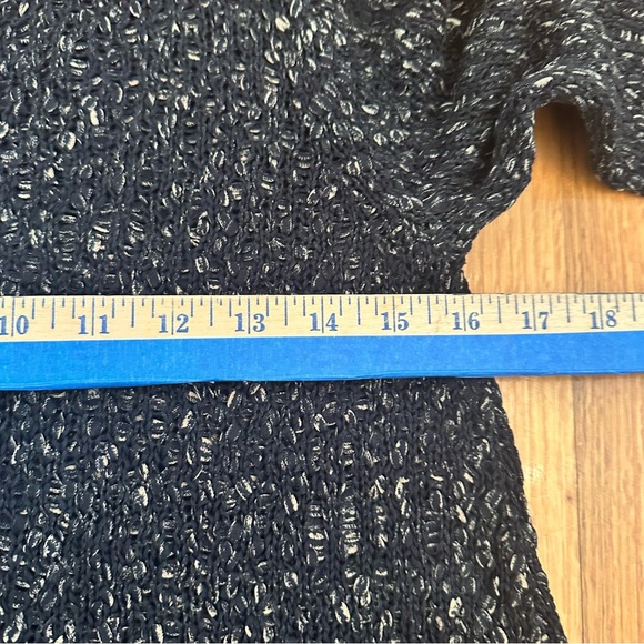 EILEEN FISHER Organic Cotton Fishnet Knit Slight A-line Sweater~Size M(z) - Picture 10 of 11